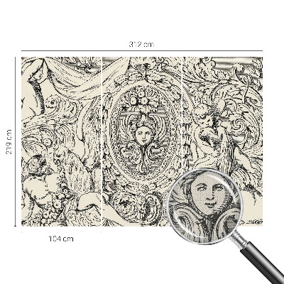 3D fototapetas sienoms Ir puošėjo skonis