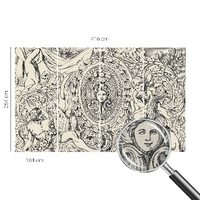 3D fototapetas sienoms Ir puošėjo skonis