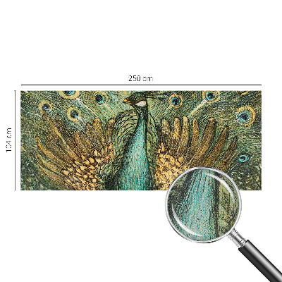3D fototapetas su didingu paukščiu