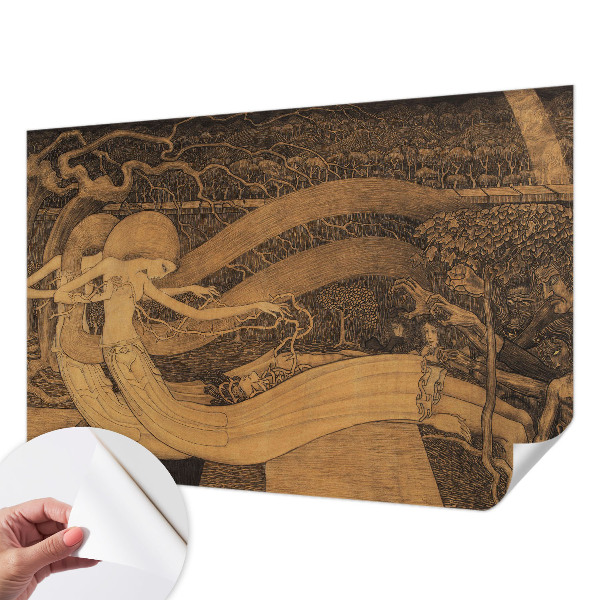 3D fototapetas sienoms su siurrealistine figūra