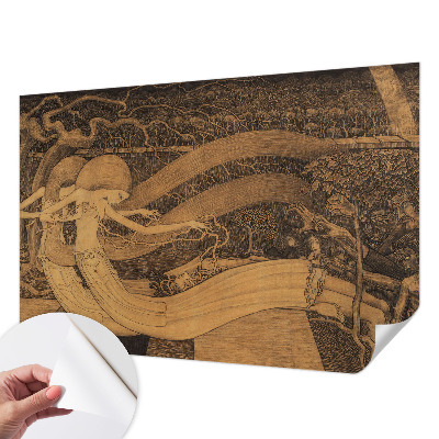 3D fototapetas sienoms su siurrealistine figūra