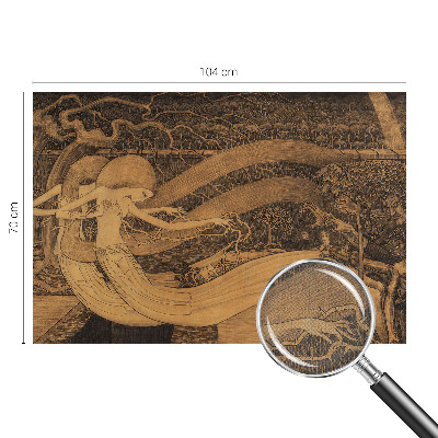 3D fototapetas sienoms su siurrealistine figūra