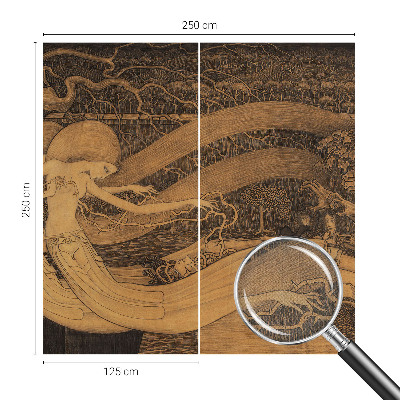 3D fototapetas sienoms su siurrealistine figūra