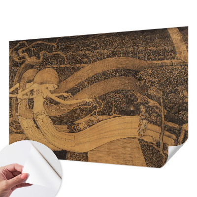 3D fototapetas sienoms su siurrealistine figūra