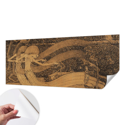 3D fototapetas sienoms su siurrealistine figūra
