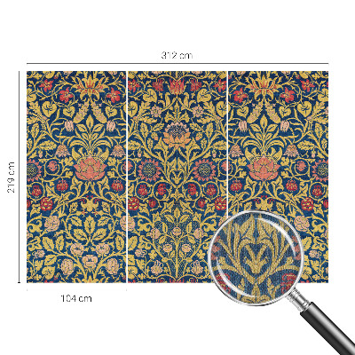 Tapetai Blomstermønster