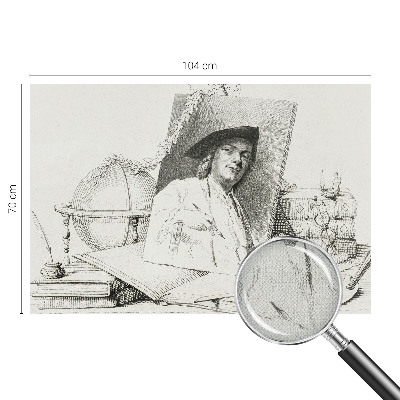 3D fototapetas sienoms Meninis portretas