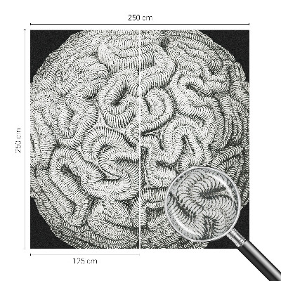 3D fototapetas Sferrisk struktūra