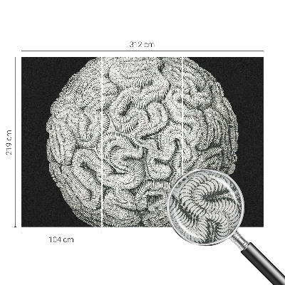 3D fototapetas Sferrisk struktūra