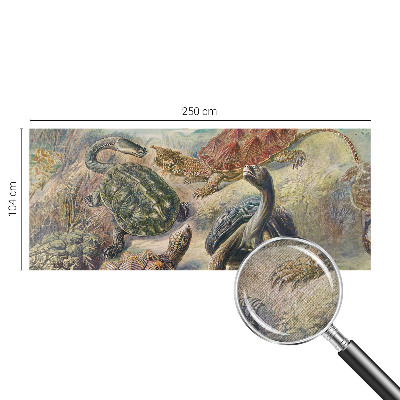 3D fototapetas Skildpaddefauna