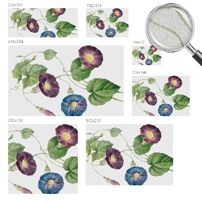 Savaime lipnus fototapetas Floristinė elegancija