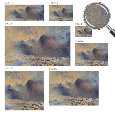 Savaime lipnus fototapetas Bjerglandskabas