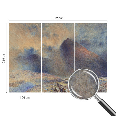 Savaime lipnus fototapetas Bjerglandskabas