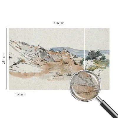 Fototapetai su vaizdu į kalnų peizažą