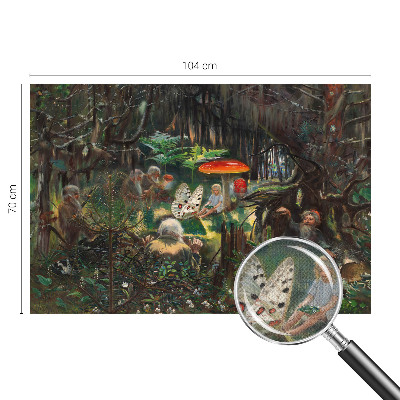 3D fototapetas sienoms su „Eventyrskov“ motyvu