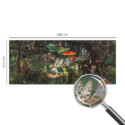 3D fototapetas sienoms su „Eventyrskov“ motyvu