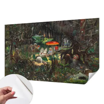 3D fototapetas sienoms su „Eventyrskov“ motyvu