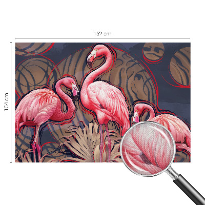 Tapetai su rožiniais flamingais