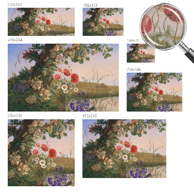 3D fototapetas sienoms Blomsteridyl