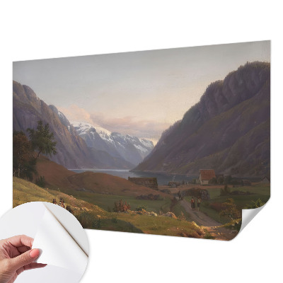 3D fototapetas su Bjergo panorama