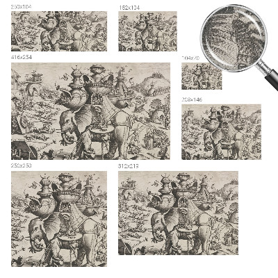 Fototapetas vaiko kambariui Groteskų stovykla