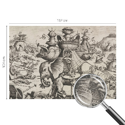 Fototapetas vaiko kambariui Groteskų stovykla