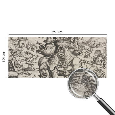 Fototapetas vaiko kambariui Groteskų stovykla