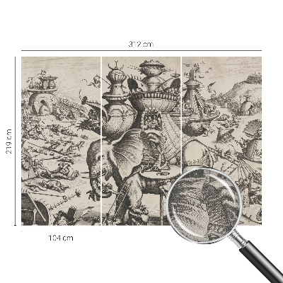 Fototapetas vaiko kambariui Groteskų stovykla