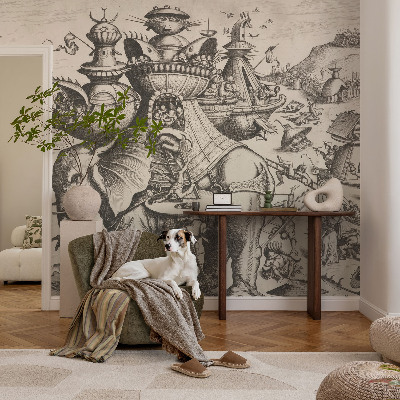 Fototapetas vaiko kambariui Groteskų stovykla