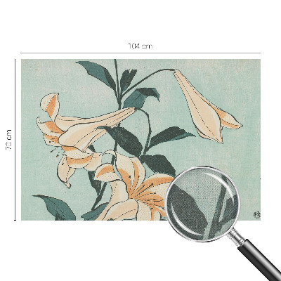 3D fototapetas Subtilus liljer