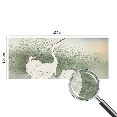 3D fototapetas sienoms Hejrer ir græsset