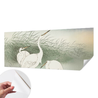 3D fototapetas sienoms Hejrer ir græsset