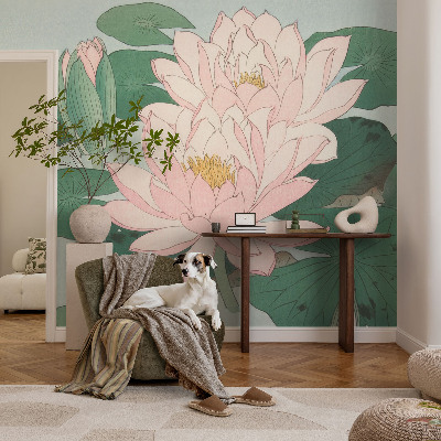 Fototapetas vaikams su vandens lelijos motyvu