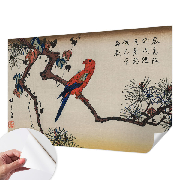 Savaime lipnus fototapetas En fugl on en gras