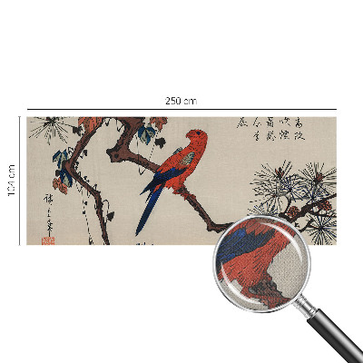 Savaime lipnus fototapetas En fugl on en gras