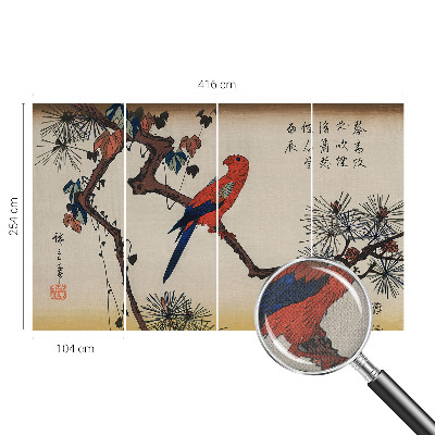 Savaime lipnus fototapetas En fugl on en gras