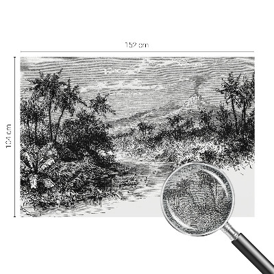 3D fototapetas Egzotiška panorama