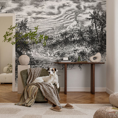 3D fototapetas Egzotiška panorama