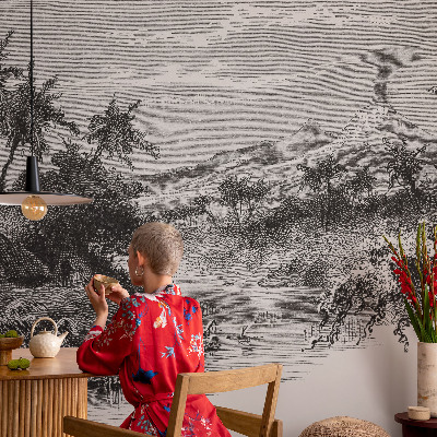 3D fototapetas Egzotiška panorama