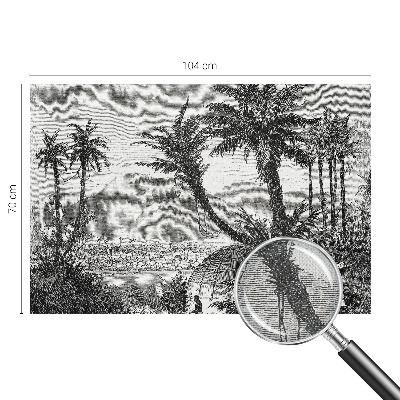 3D fototapetas sienoms Tropikų oazė