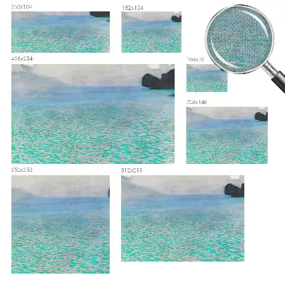 3D fototapetas turkio spalvos vandens motyvas