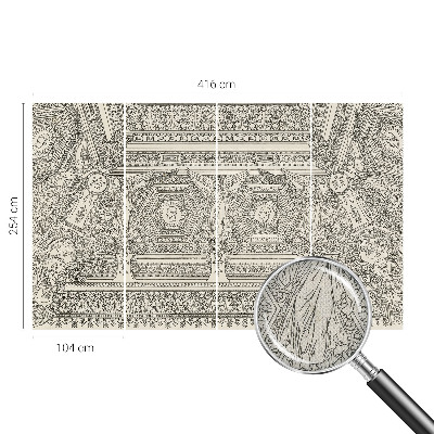 Fototapetas vaiko kambariui Klasikinis ornamentas