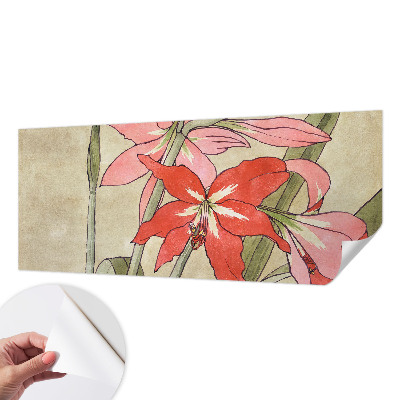 Savaime lipnus fototapetas Dagliljeblomster