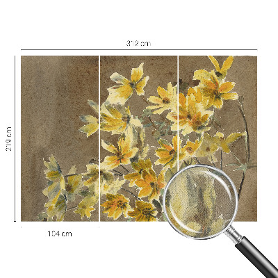 3D fototapetas su Solrigo puokšte