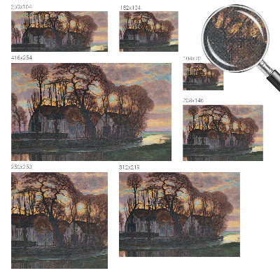 3D fototapetas sienoms Aftenlandskab