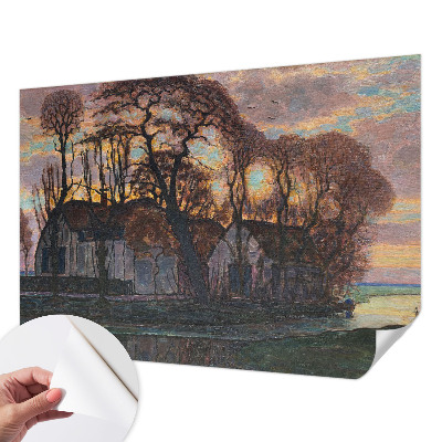 3D fototapetas sienoms su motyvu „Aftenlandskab“