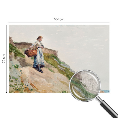 Savaime lipnus fototapetas Kvindeligt landskab