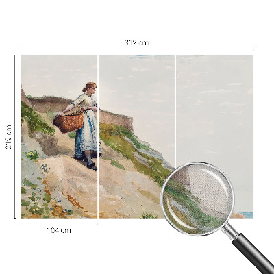 Savaime lipnus fototapetas Kvindeligt landskab