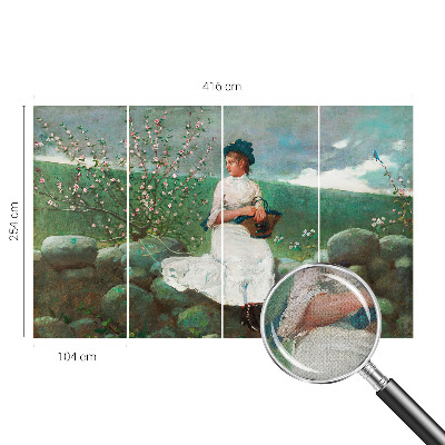 3D fototapetas Blomstrende fred