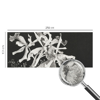 Fototapetai su orchidėjų iliustracija